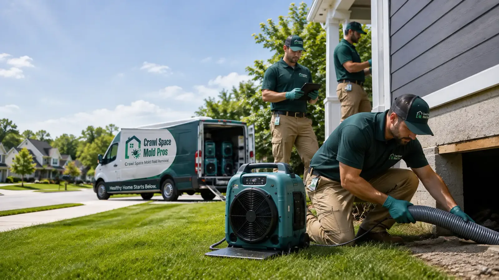 Crawl Space Mold Removal in Dowagiac, MI